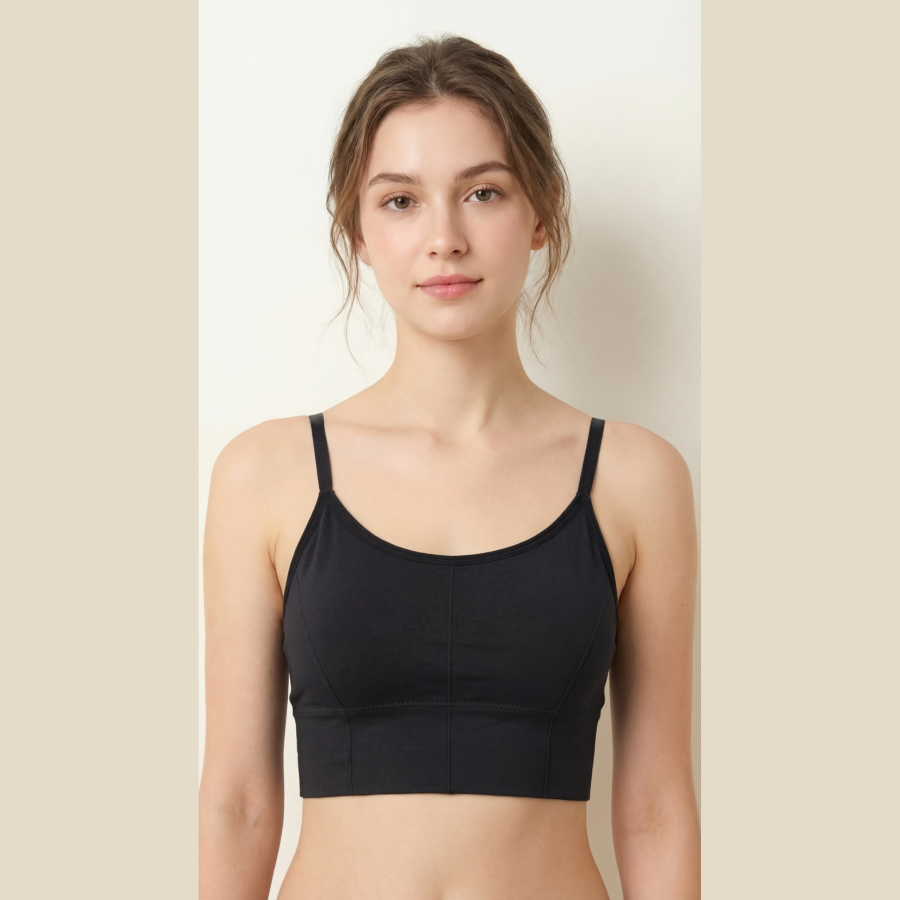 Pack of 3 Seamless Sports Bras – Adjustable & Wireless Fit