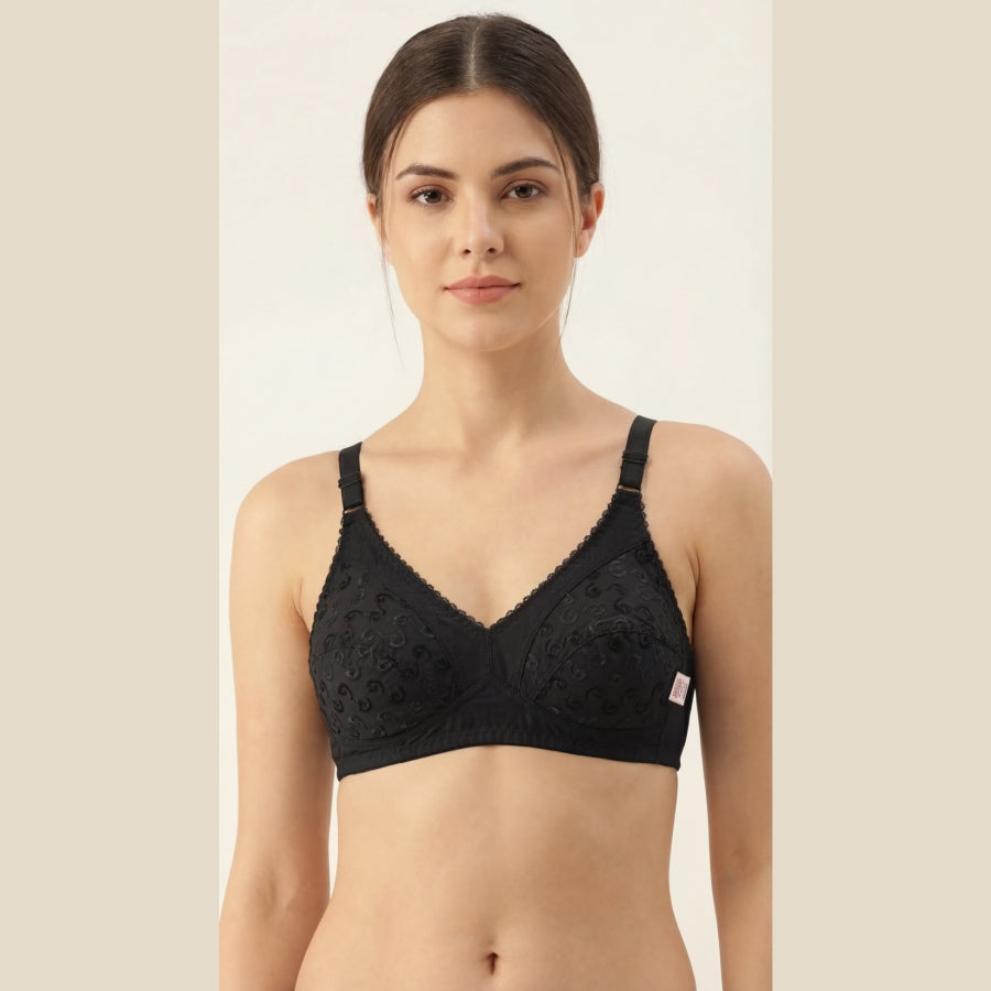 Pack of 3 Imported Floral Cotton Bra | Different Colours