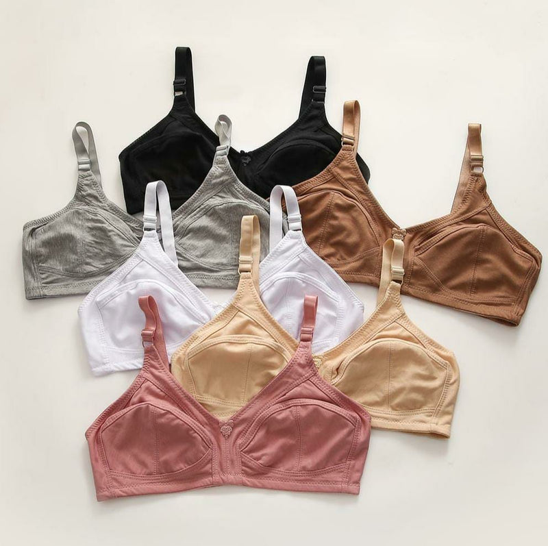 Pure Stretch Cotton Bras - Premium Comfort